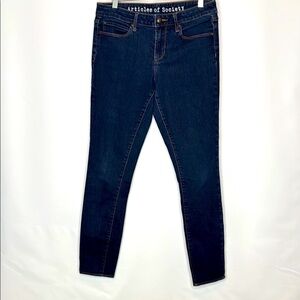 Articles Of Society Blue Skinny Jeans, 29